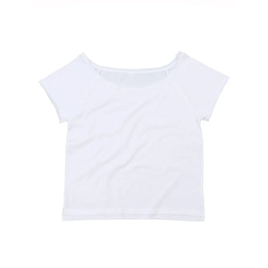 T-shirt Flash Dance T bianco / S - personalizzabile con logo