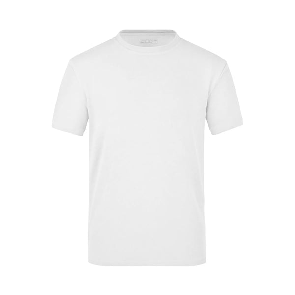 T-shirt Function-t bianco / S - personalizzabile con logo
