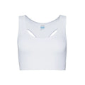 T-shirt Girlie Cool Sports Crop Top bianco / XS - personalizzabile con logo