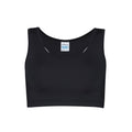 T-shirt Girlie Cool Sports Crop Top nero / XS - personalizzabile con logo
