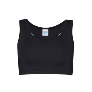 T-shirt Girlie Cool Sports Crop Top nero / XS - personalizzabile con logo
