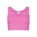 T-shirt Girlie Cool Sports Crop Top rosa / XS - personalizzabile con logo