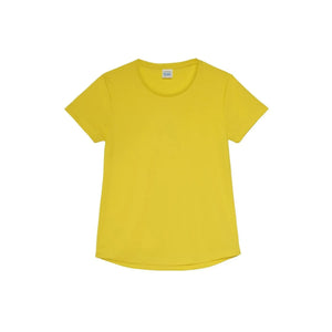 T-shirt Girlie Cool T giallo / XS - personalizzabile con logo