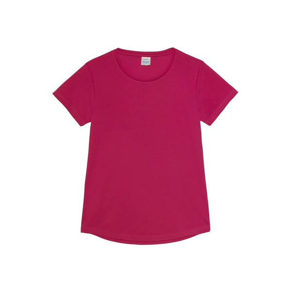 T-shirt Girlie Cool T hot pink / XS - personalizzabile con logo