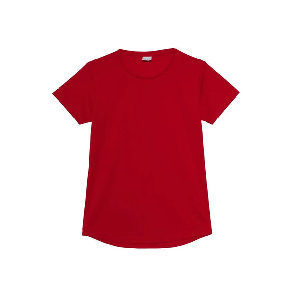 T-shirt Girlie Cool T rosso / XS - personalizzabile con logo