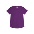 T-shirt Girlie Cool T viola / XS - personalizzabile con logo