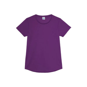 T-shirt Girlie Cool T viola / XS - personalizzabile con logo