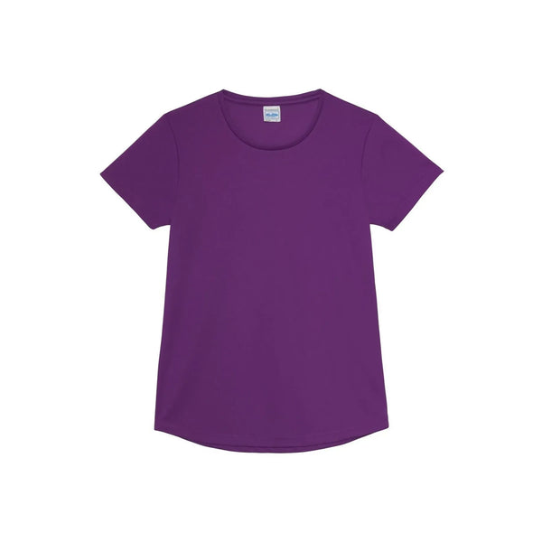 T-shirt Girlie Cool T viola / XS - personalizzabile con logo