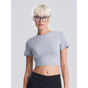 T-shirt Girlie Tri-Blend Cropped T - personalizzabile con logo
