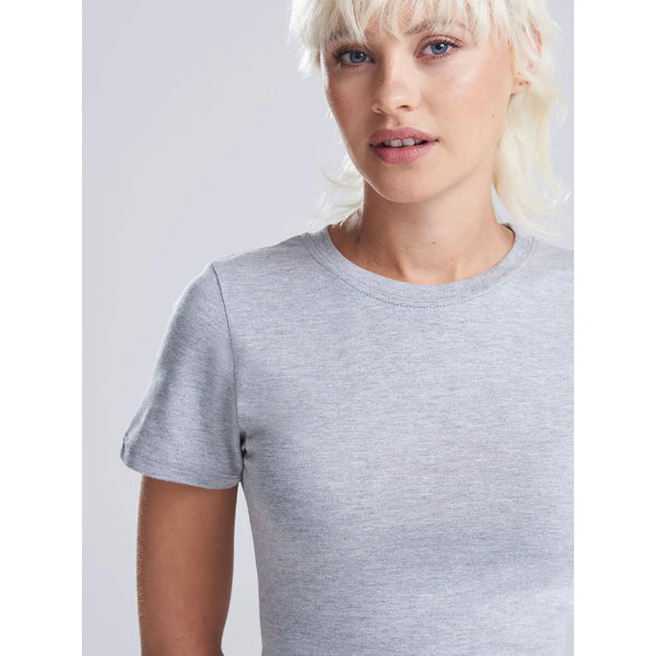 T-shirt Girlie Tri-Blend Cropped T - personalizzabile con logo