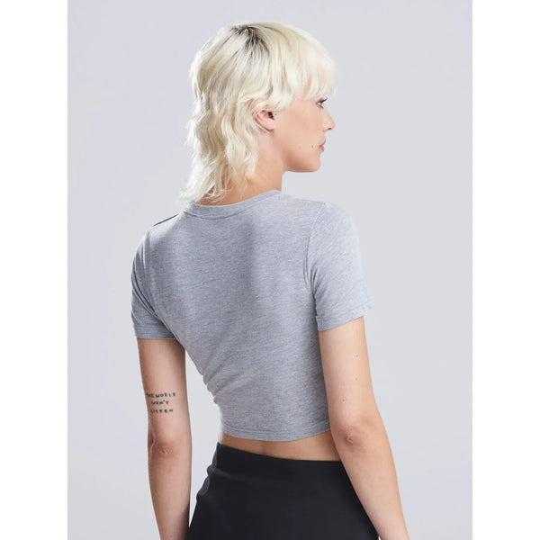 T-shirt Girlie Tri-Blend Cropped T - personalizzabile con logo