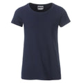 T-shirt Girls Basic-t blu / XS - personalizzabile con logo