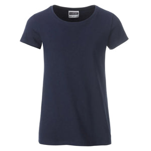 T-shirt Girls Basic-t blu / XS - personalizzabile con logo