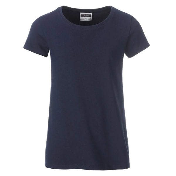 T-shirt Girls Basic-t blu / XS - personalizzabile con logo