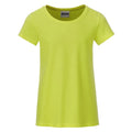T-shirt Girls Basic-t giallo / XS - personalizzabile con logo