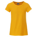 T-shirt Girls Basic-t gold-yellow / XS - personalizzabile con logo