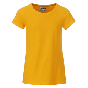 T-shirt Girls Basic-t gold-yellow / XS - personalizzabile con logo