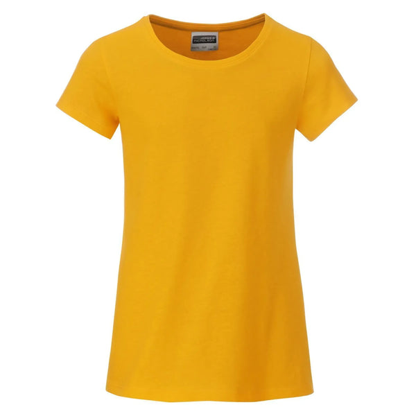 T-shirt Girls Basic-t gold-yellow / XS - personalizzabile con logo