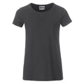 T-shirt Girls Basic-t graphite / XS - personalizzabile con logo