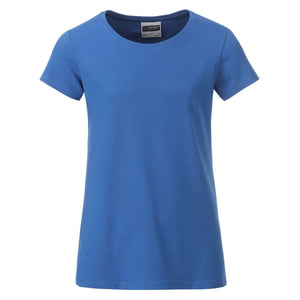 T-shirt Girls Basic-t grigio / XS - personalizzabile con logo