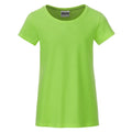 T-shirt Girls Basic-t lime-green / XS - personalizzabile con logo