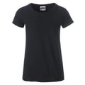 T-shirt Girls Basic-t nero / XS - personalizzabile con logo