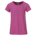 T-shirt Girls Basic-t rosa / XS - personalizzabile con logo