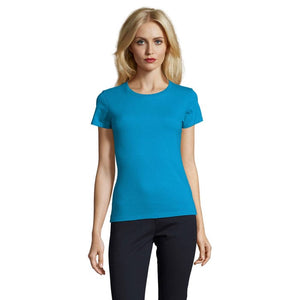 T-Shirt Imperial Donna 190 azzurro / S - personalizzabile con logo
