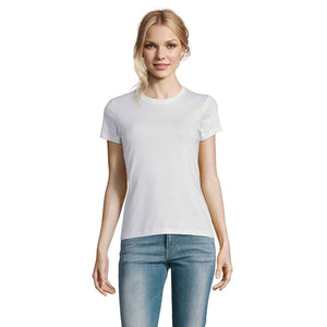 T-Shirt Imperial Donna 190 Bianco / S - personalizzabile con logo