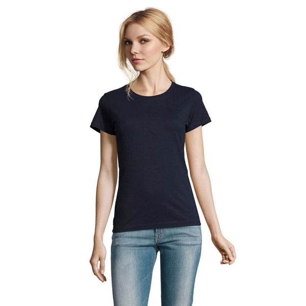 T-Shirt Imperial Donna 190 Blu Scuro Francese / S - personalizzabile con logo