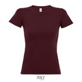 T-Shirt Imperial Donna 190 bordeaux / S - personalizzabile con logo