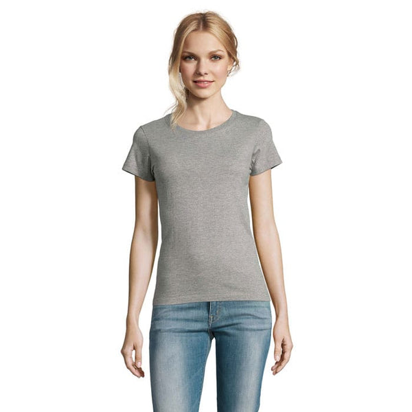 T-Shirt Imperial Donna 190 Grigio Melange / S - personalizzabile con logo