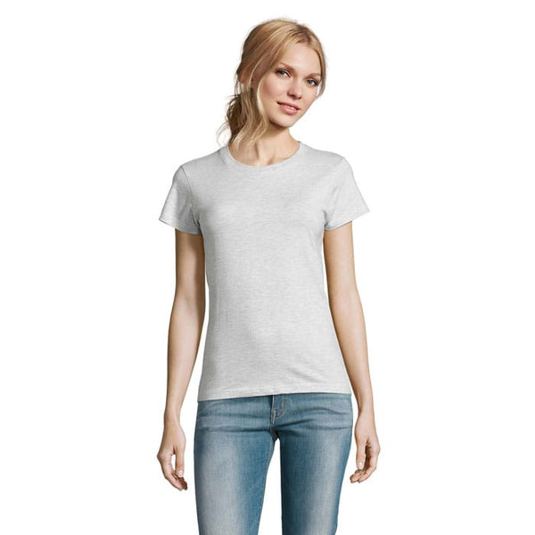 T-Shirt Imperial Donna 190 grigio / S - personalizzabile con logo