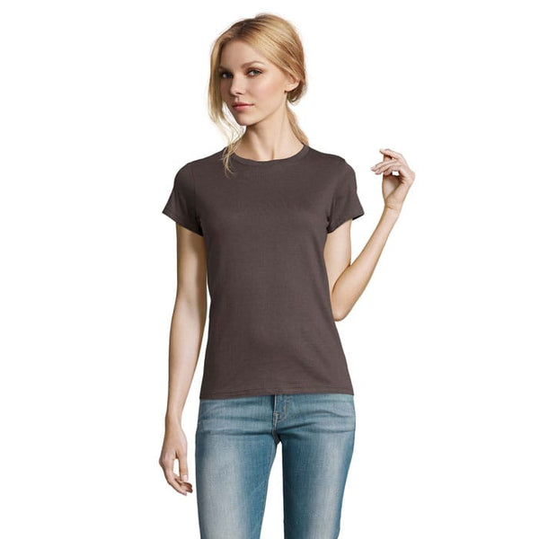 T-Shirt Imperial Donna 190 Grigio Scuro / S - personalizzabile con logo