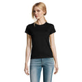 T-Shirt Imperial Donna 190 nero / S - personalizzabile con logo
