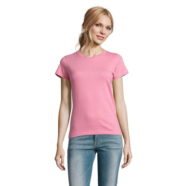 T-Shirt Imperial Donna 190 Rosa Orchidea / S - personalizzabile con logo