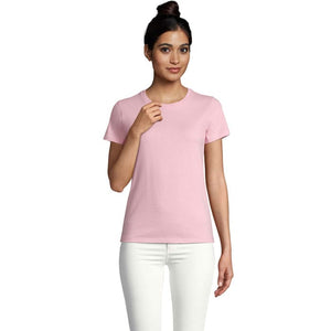 T-Shirt Imperial Donna 190 rosa / S - personalizzabile con logo