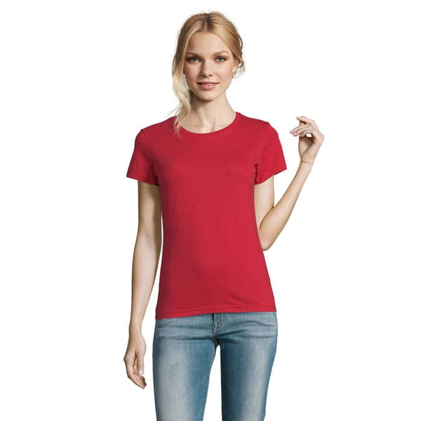 T-Shirt Imperial Donna 190 Rosso / S - personalizzabile con logo
