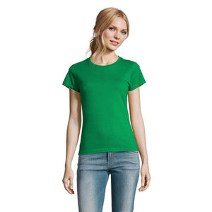 T-Shirt Imperial Donna 190 Verde Foglia / S - personalizzabile con logo
