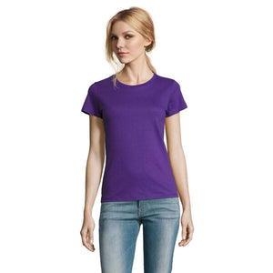 T-Shirt Imperial Donna 190 viola / S - personalizzabile con logo