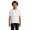 T-Shirt Imperial Kids  190G Bianco / M - personalizzabile con logo