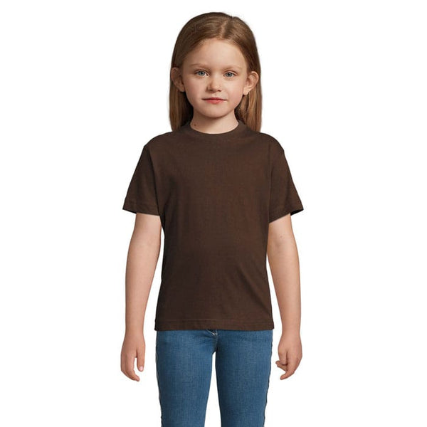 T-Shirt Imperial Kids  190G marrone / M - personalizzabile con logo