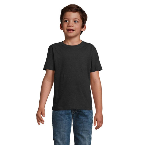 T-Shirt Imperial Kids  190G nero / M - personalizzabile con logo