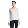 T-Shirt Imperial Lsl  Donna Bianco / S - personalizzabile con logo