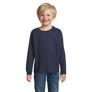 T-Shirt Imperial Lsl Kids blu navy / L - personalizzabile con logo