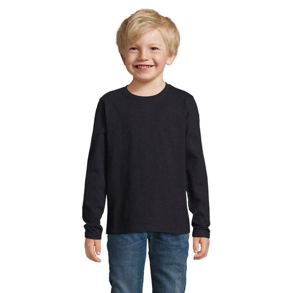 T-Shirt Imperial Lsl Kids nero / L - personalizzabile con logo