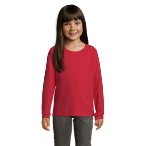 T-Shirt Imperial Lsl Kids Rosso / L - personalizzabile con logo