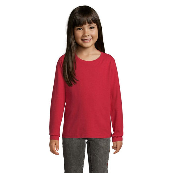 T-Shirt Imperial Lsl Kids Rosso / L - personalizzabile con logo