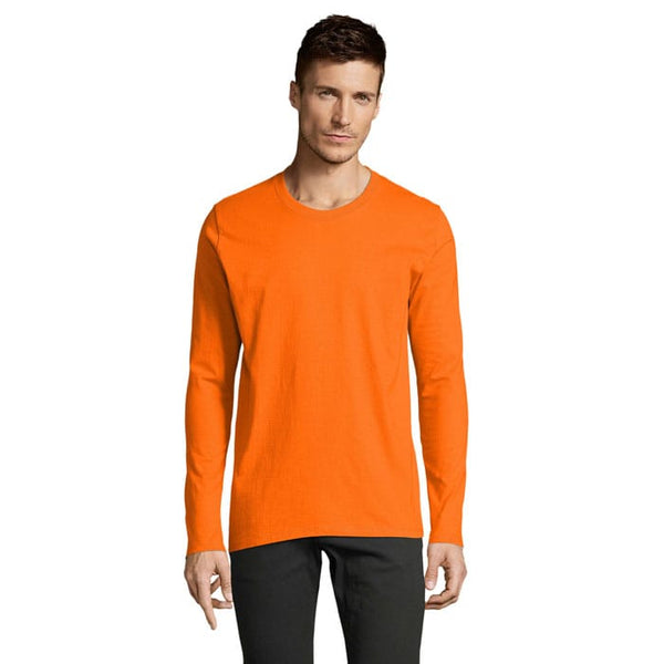 T-Shirt Imperial Lsl Uomo Arancione / S - personalizzabile con logo