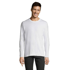 T-Shirt Imperial Lsl Uomo Bianco / XS - personalizzabile con logo